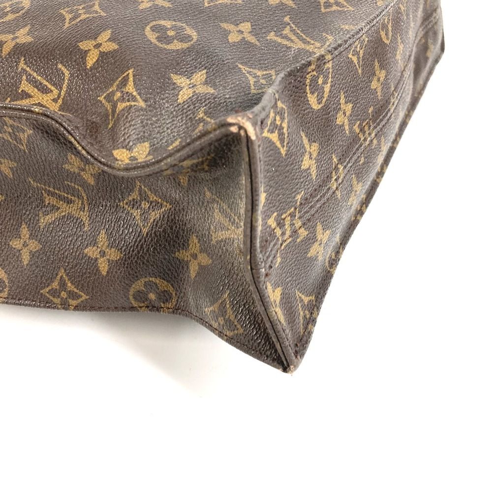 Louis Vuitton Handbag Sac Plat Monogram Canvas Brown — view 4