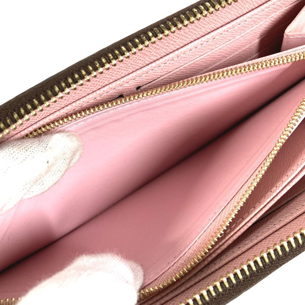 Louis Vuitton Wallet Zippy Monogram Canvas Rose Velours Brown — view 7
