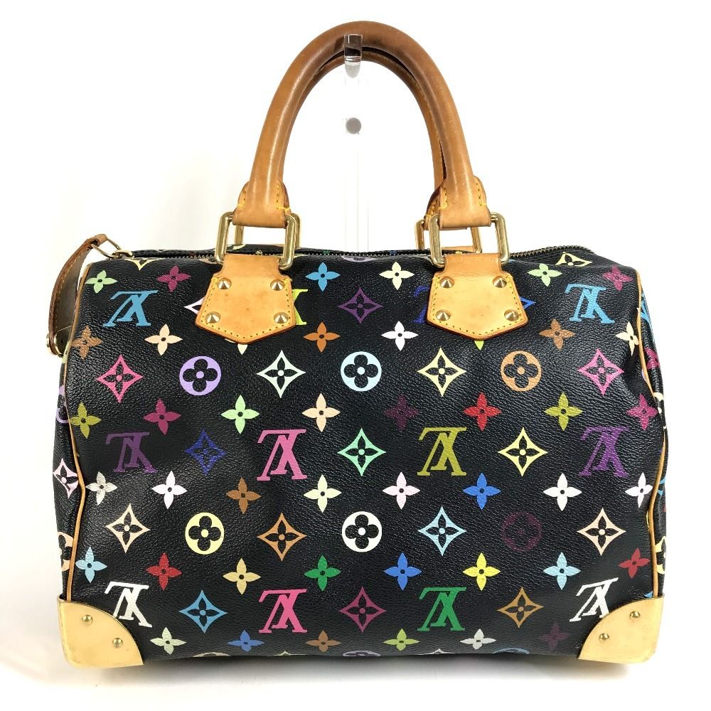 Louis Vuitton Handbag Speedy 30 Monogram Multi Canvas Noir Black — view 2