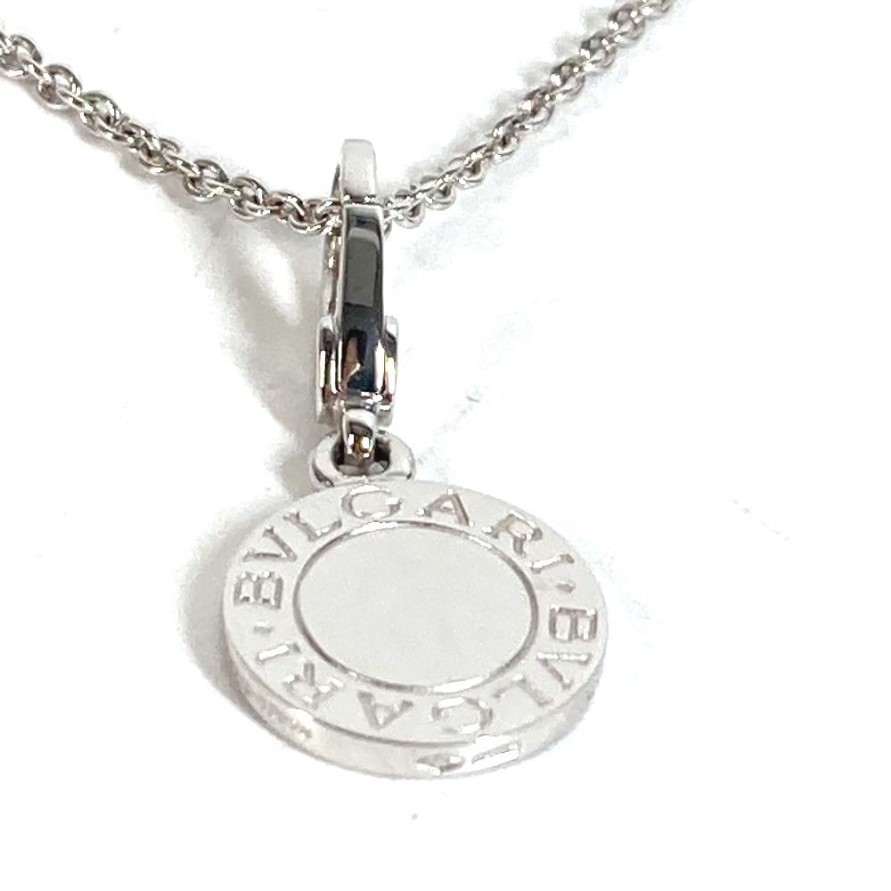 Bvlgari Necklace Logo Diamond Silver — view 6