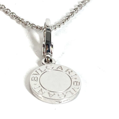 Bvlgari Necklace Logo Diamond Silver — view 6