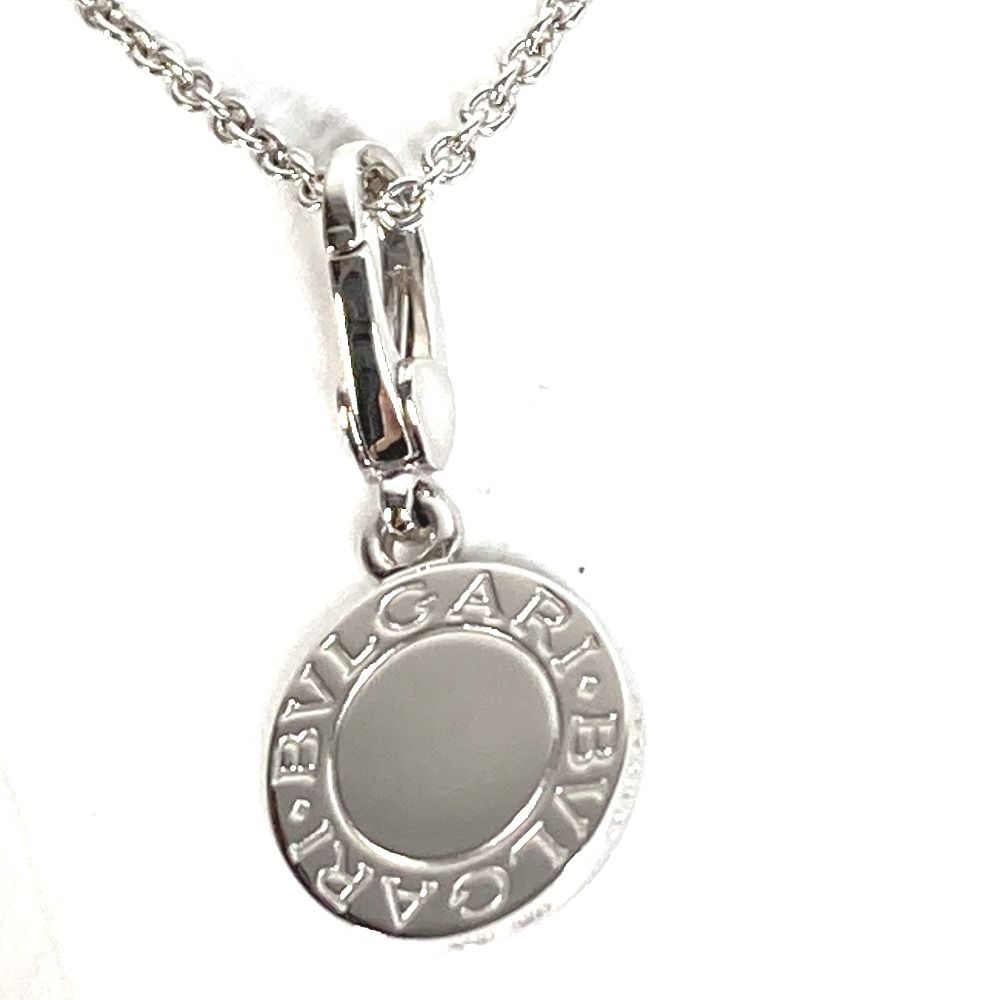 Bvlgari Necklace Logo Diamond Silver — view 5