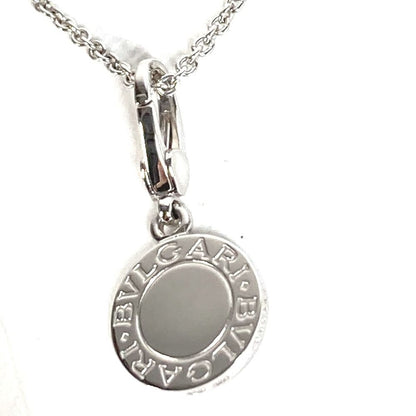 Bvlgari Necklace Logo Diamond Silver — view 5