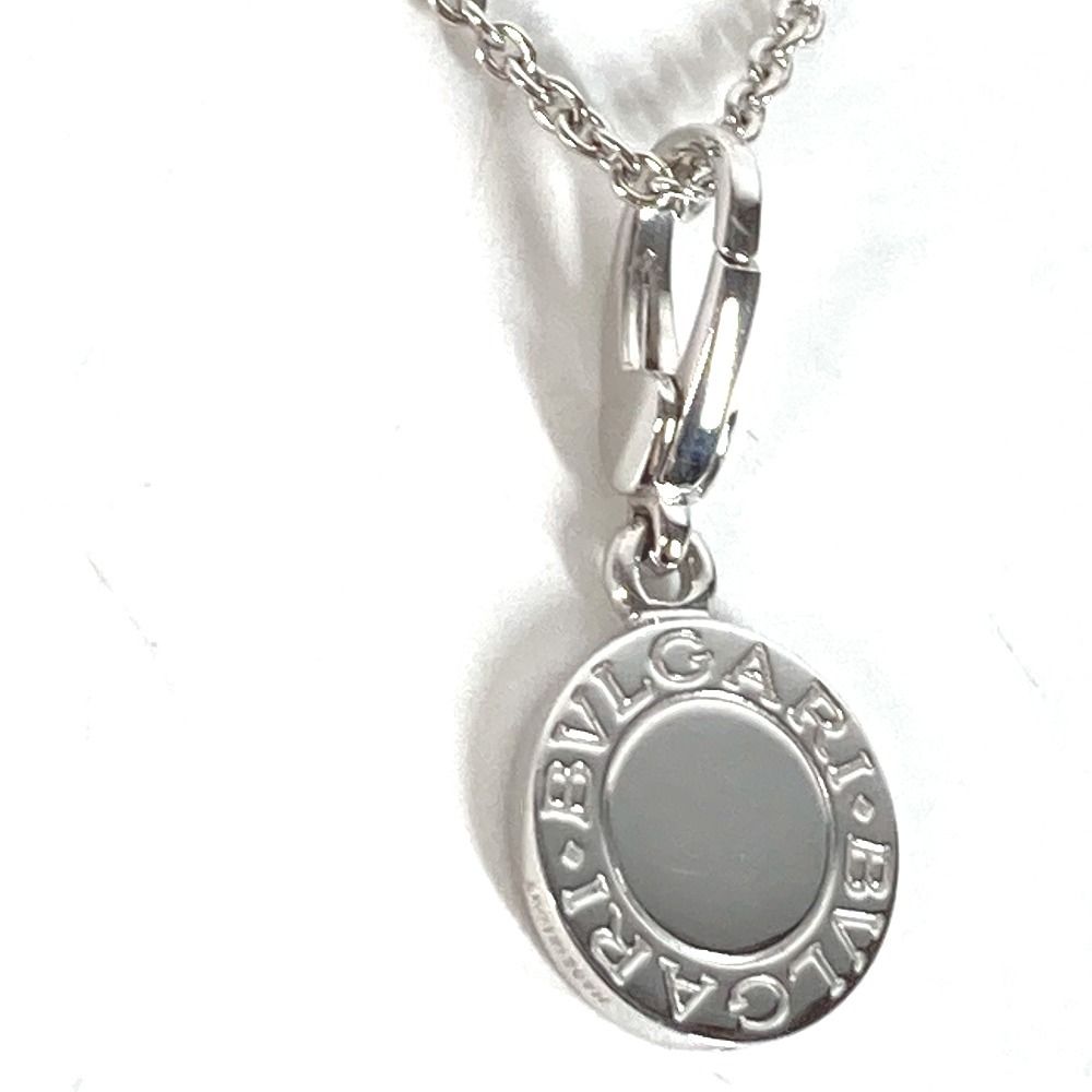 Bvlgari Necklace Logo Diamond Silver — view 4