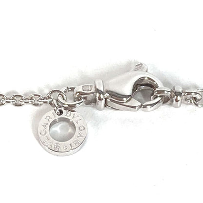 Bvlgari Necklace Logo Diamond Silver — view 7