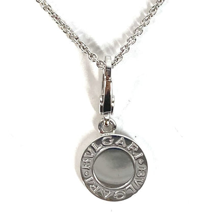 Bvlgari Necklace Logo Diamond Silver — view 3