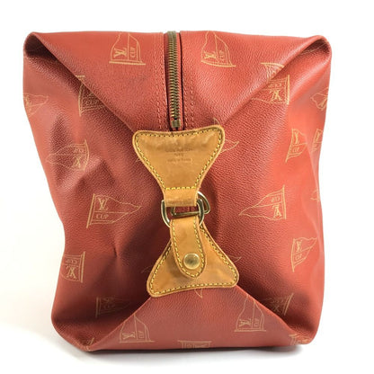 Louis Vuitton Boston Bag Kabul Leather Canvas Abo Crab Brown — view 4