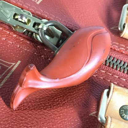Louis Vuitton Boston Bag Kabul Leather Canvas Abo Crab Brown — view 6