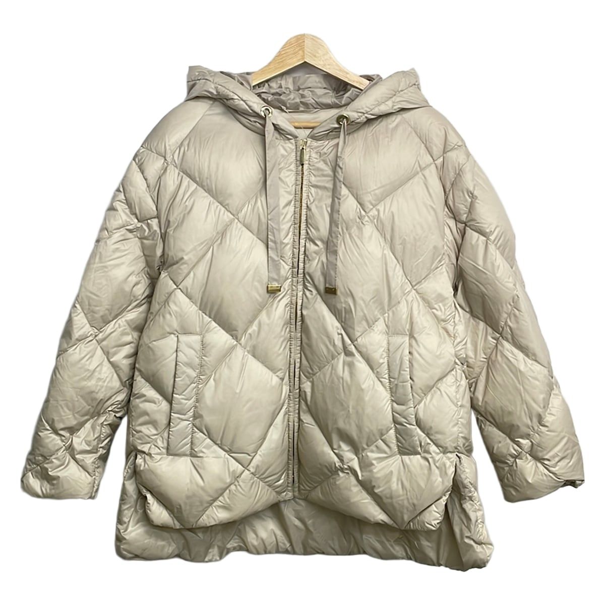 Max Mara Down Jacket 36 S Tremme Light Beige