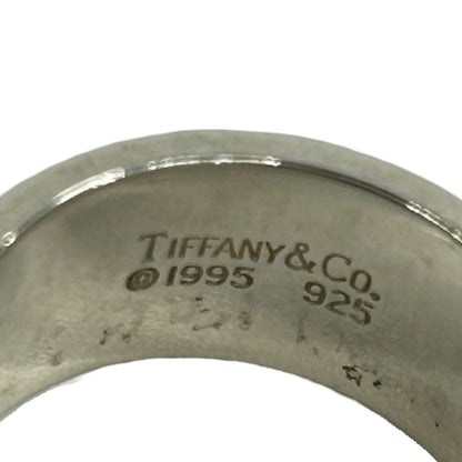 Tiffany & Co Vintage Grooved Double Line Ring 925 Sterling Silver — view 3
