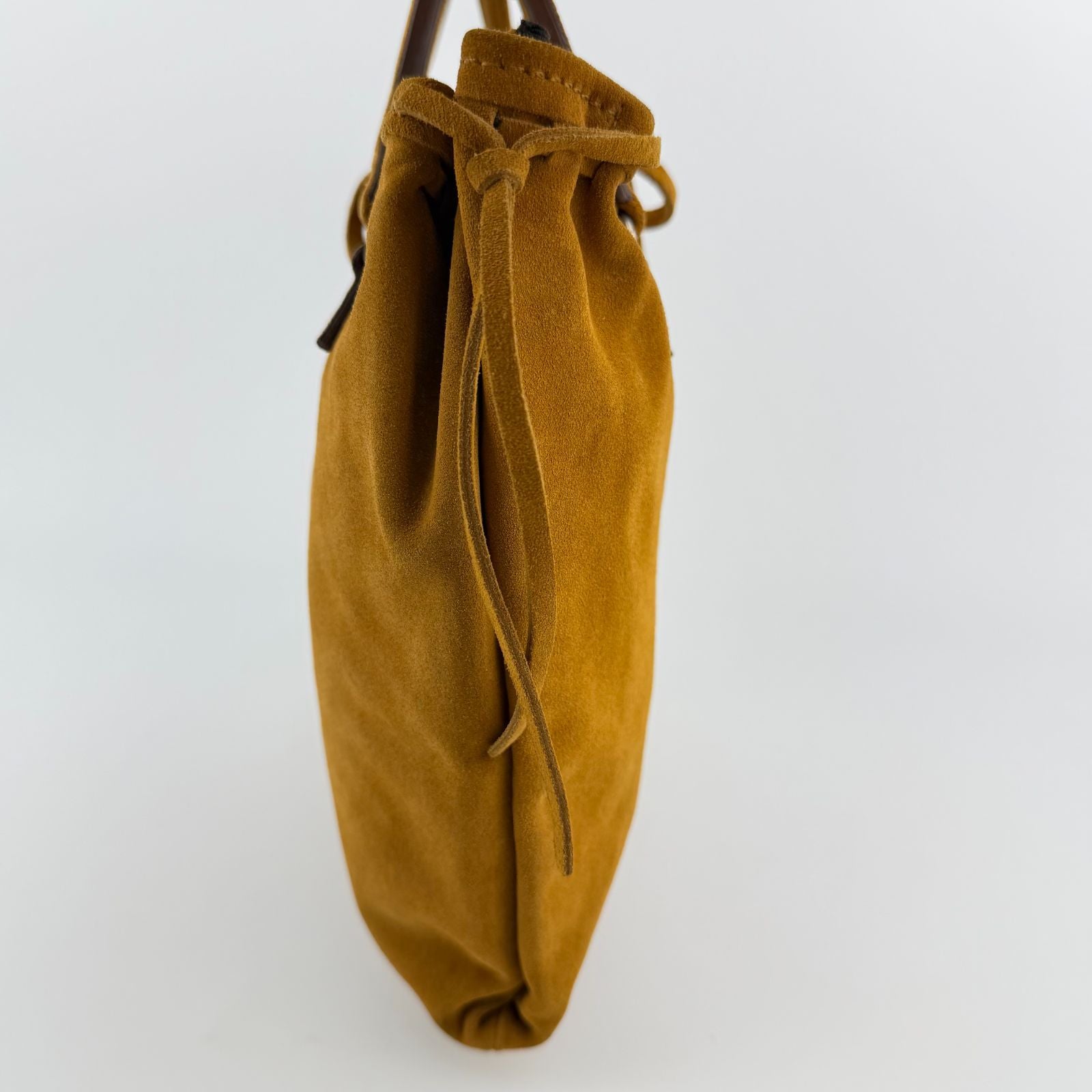 Prada Handbag Brown Suede Vintage — view 5