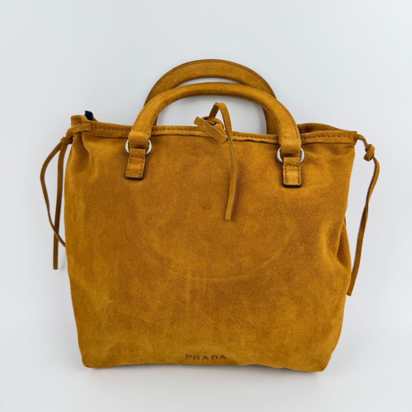 Prada Handbag Brown Suede Vintage — view 2