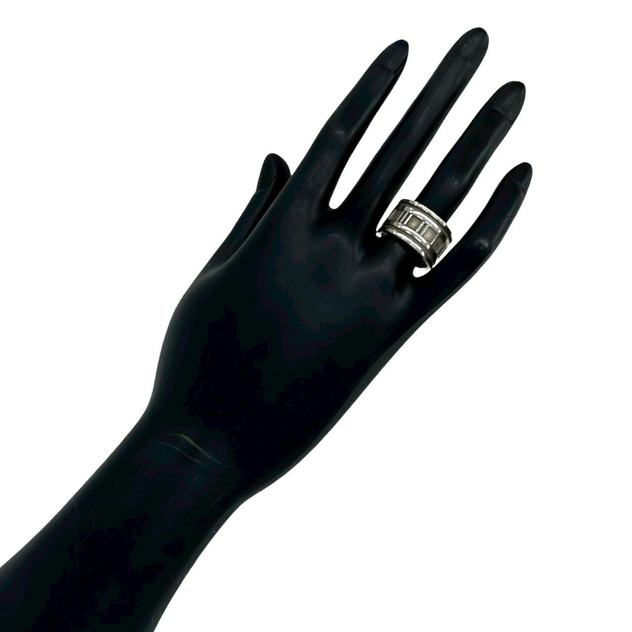 Tiffany & Co Wide Atlas Ring 925 Sterling Silver — view 2