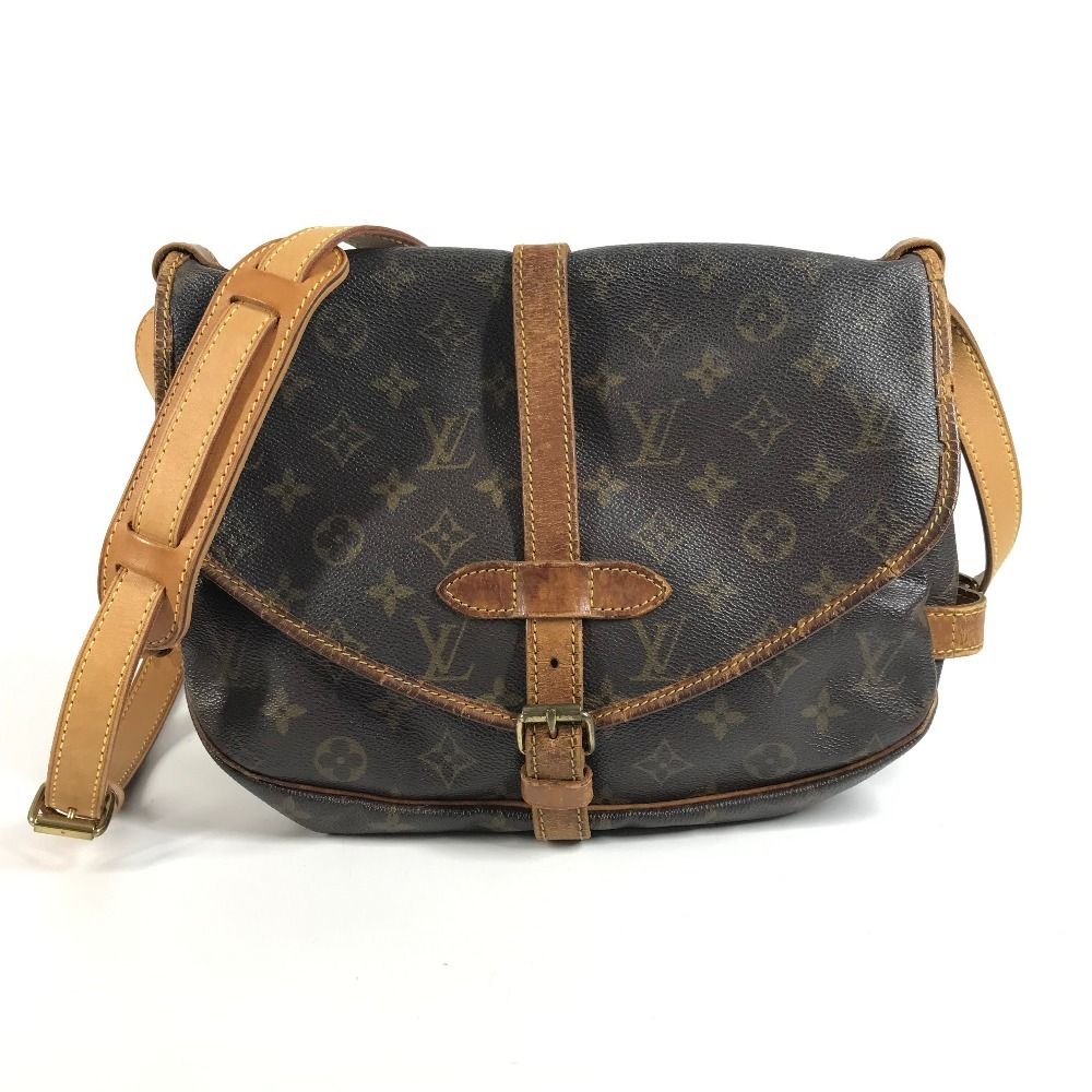 Louis Vuitton Shoulder Bag Saumur 30 Monogram Canvas Brown