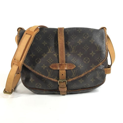 Louis Vuitton Shoulder Bag Saumur 30 Monogram Canvas Brown