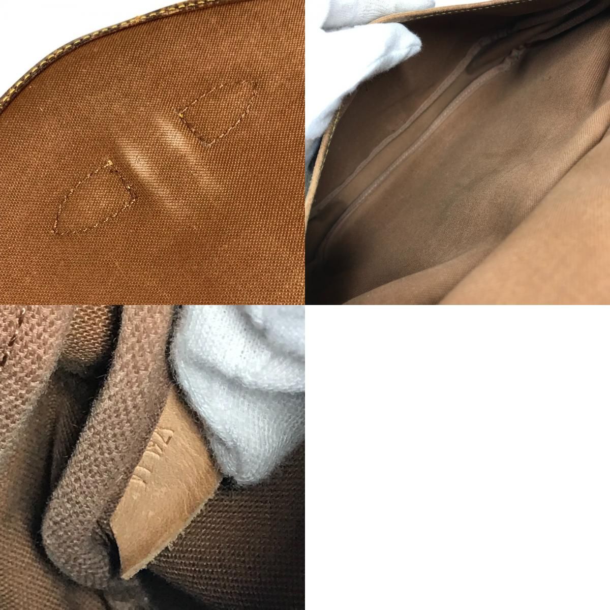 Louis Vuitton Shoulder Bag Saumur 30 Monogram Canvas Brown — view 9