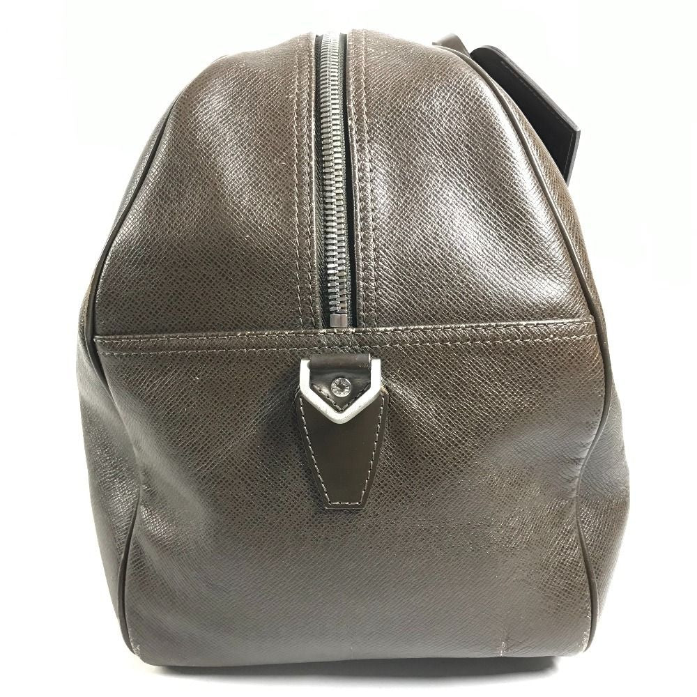 Louis Vuitton Boston Bag Kendall PM Taiga Leather Grizzly Brown — view 4