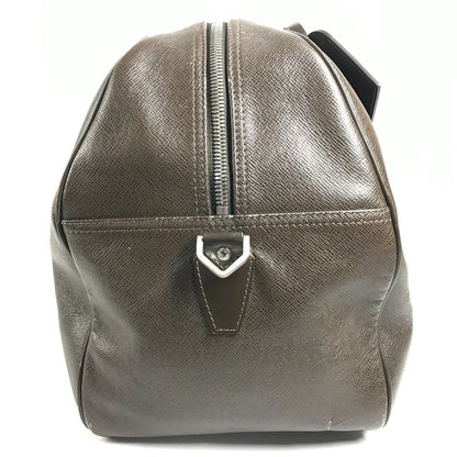 Louis Vuitton Boston Bag Kendall PM Taiga Leather Grizzly Brown — view 4