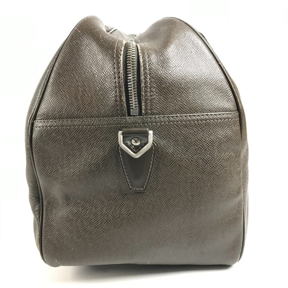 Louis Vuitton Boston Bag Kendall PM Taiga Leather Grizzly Brown — view 5