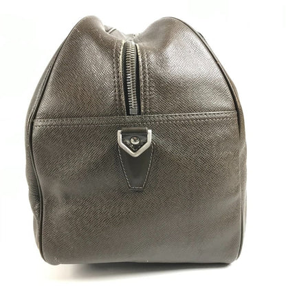 Louis Vuitton Boston Bag Kendall PM Taiga Leather Grizzly Brown — view 5