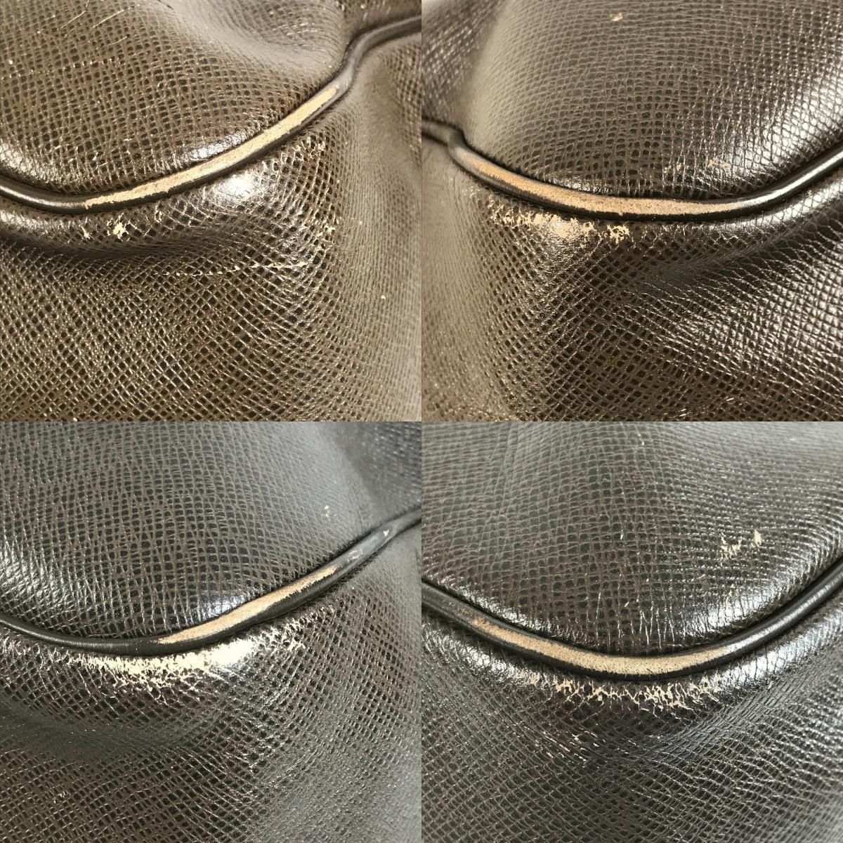 Louis Vuitton Boston Bag Kendall PM Taiga Leather Grizzly Brown — view 7
