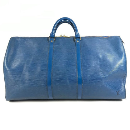 Louis Vuitton Boston Bag Keepall 55 Epi Leather Toledo Blue — view 2