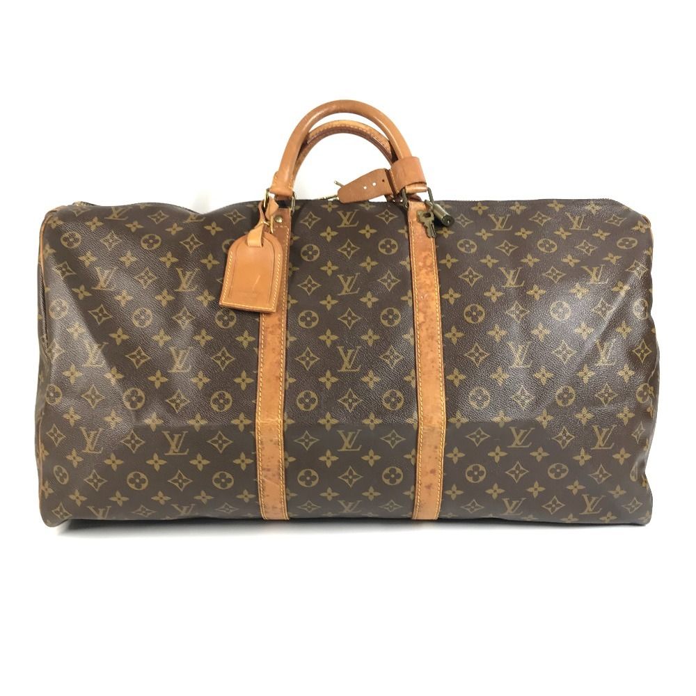 Louis Vuitton Boston Bag Keepall 60 Monogram Canvas Brown
