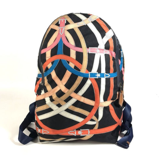 Hermes Backpack Air Silk Cavalcade Black