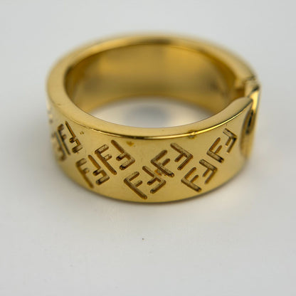 Fendi F's Ring Gold Vintage — view 4