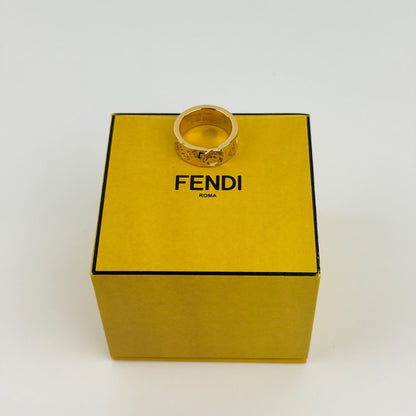 Fendi F's Ring Gold Vintage — view 5