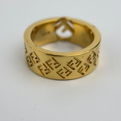 Fendi F's Ring Gold Vintage — view 3