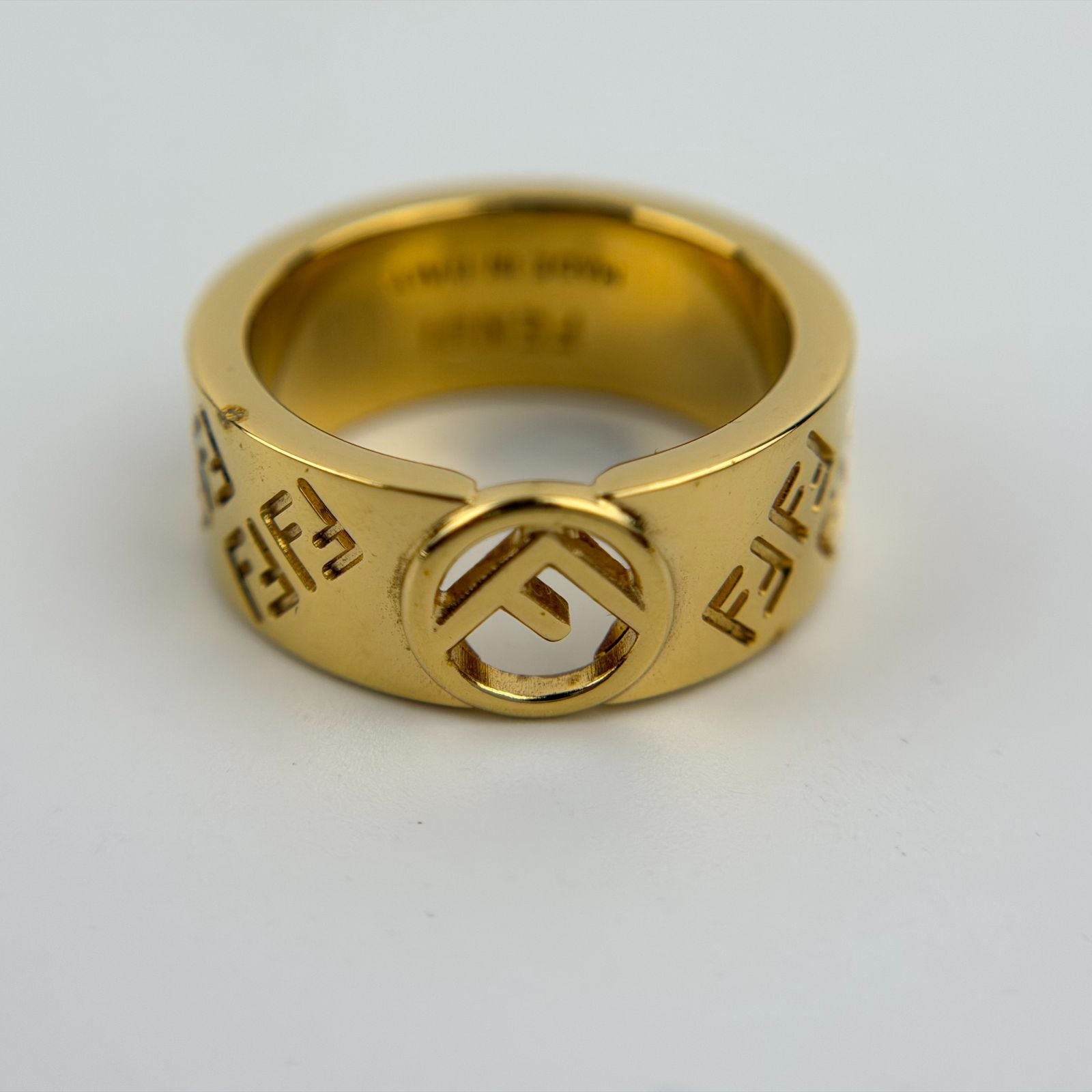 Fendi F's Ring Gold Vintage