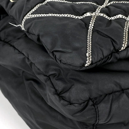 Chanel Junk Sports Line Shoulder Bag CC Logo Nylon Black — view 3