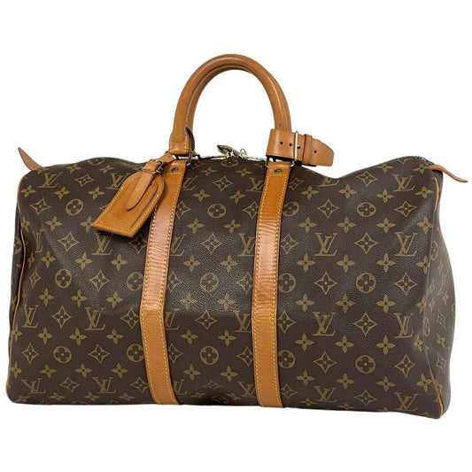 Louis Vuitton Keepall 45 Boston Bag Monogram Brown