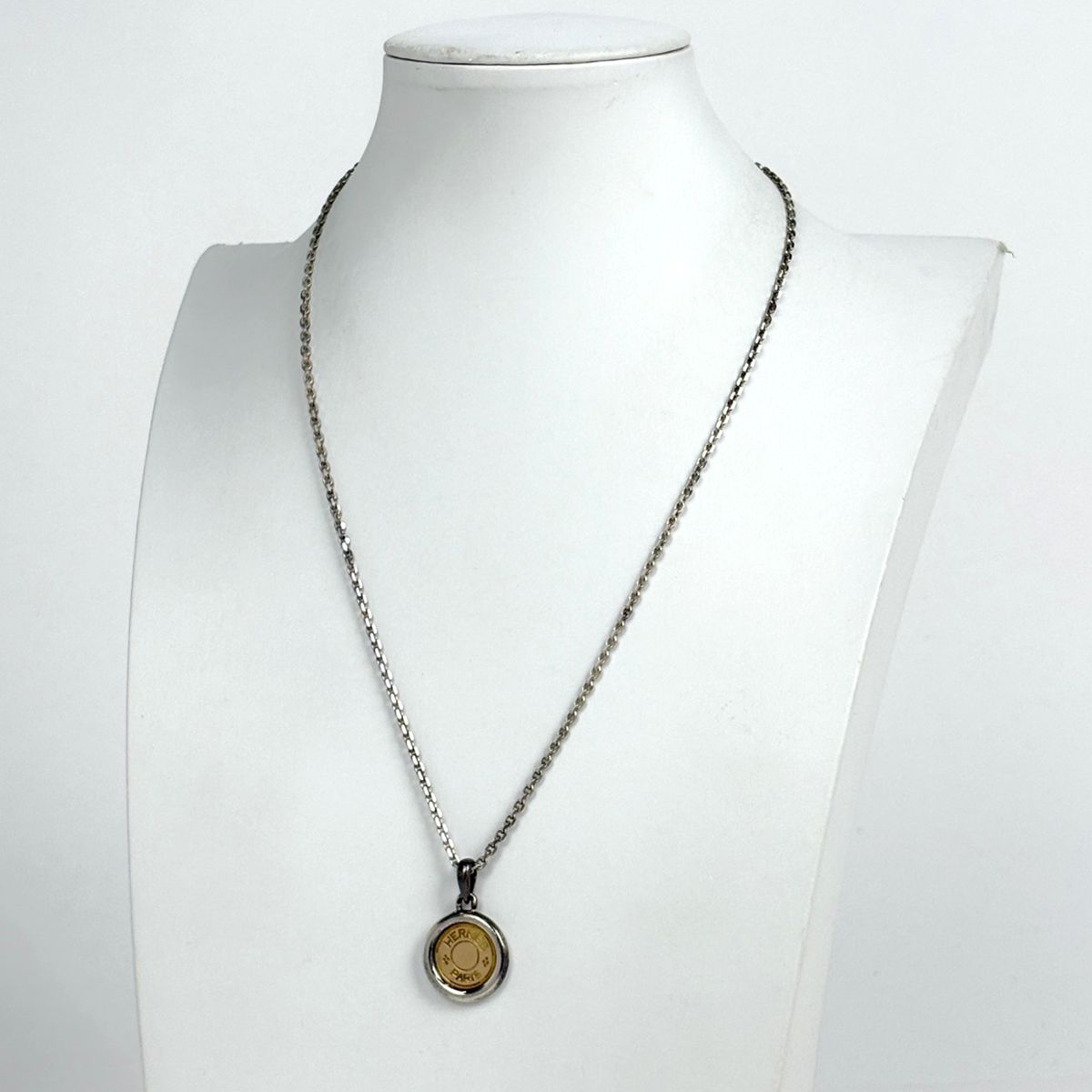 Hermes Series Necklace 925 Sterling Silver Gold — view 4