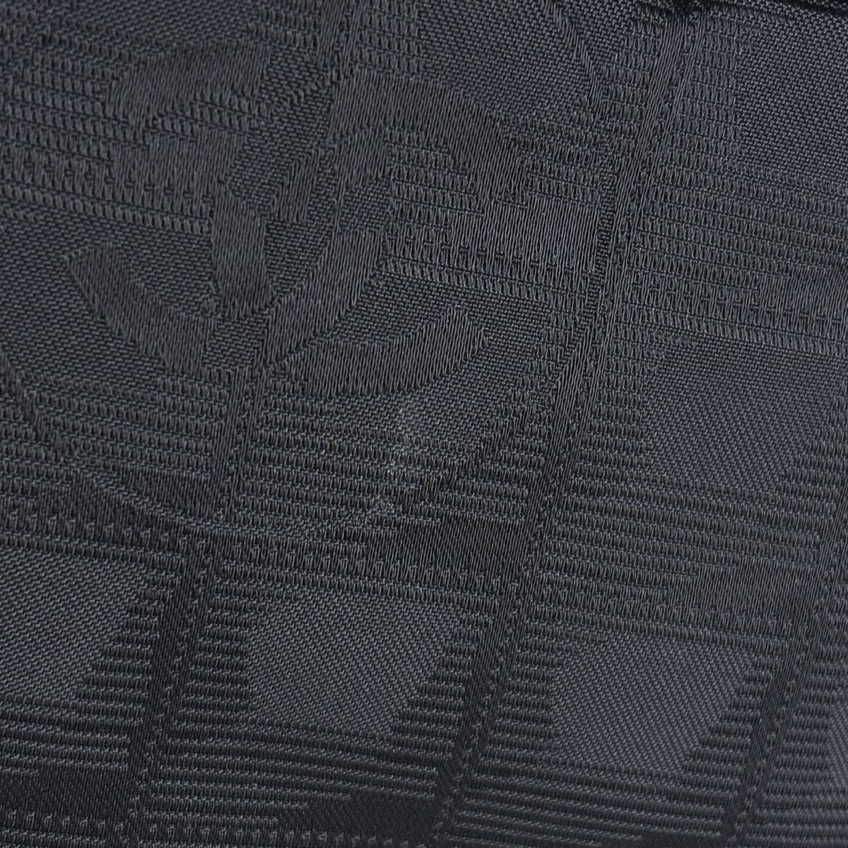 Chanel New Travel Line Shoulder Bag Nylon Jacquard Black — view 4