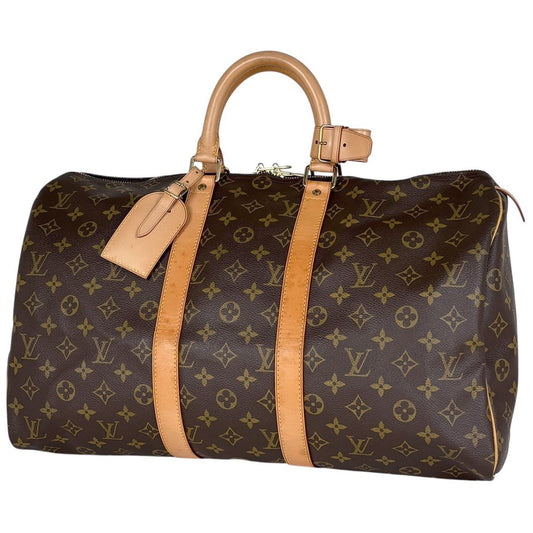 Louis Vuitton Keepall 45 Boston Bag Monogram Brown
