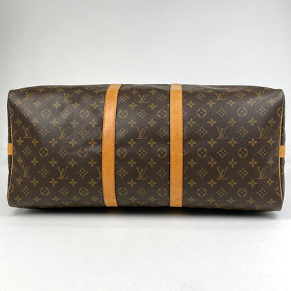Louis Vuitton Keepall Bandouliere 55 Boston Bag Monogram Brown — view 2