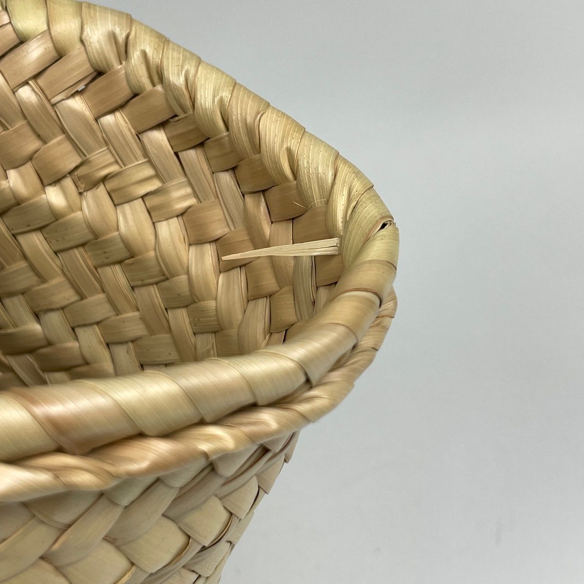 Celine Classic Pannier Basket Bag 2-Way Raffia Natural Brown — view 5