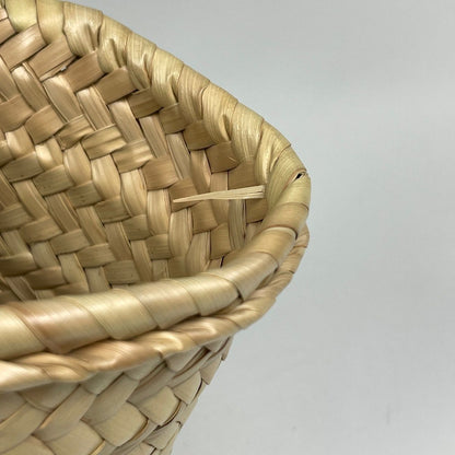 Celine Classic Pannier Basket Bag 2-Way Raffia Natural Brown — view 5