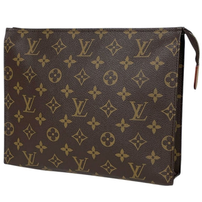 Louis Vuitton Makeup Pouch Monogram Brown