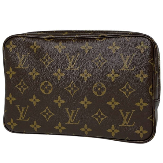 Louis Vuitton Trousse 23 Makeup Pouch Monogram Brown
