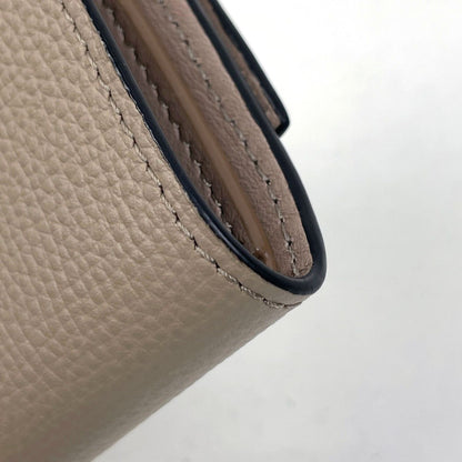 Loewe Anagram Trifold Wallet Leather Beige — view 3