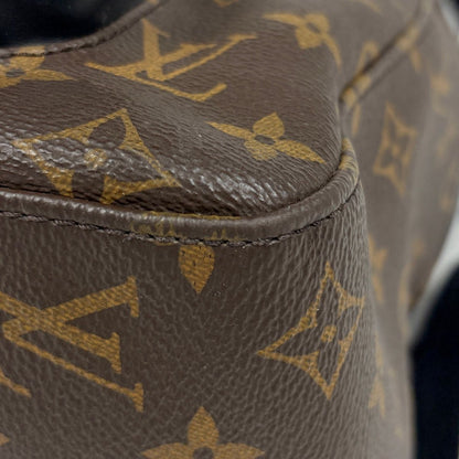 Louis Vuitton Josh Backpack Monogram Macassar Brown Black — view 4