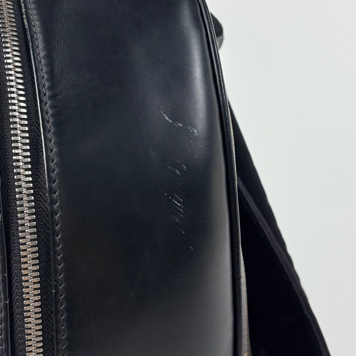 Louis Vuitton Josh Backpack Monogram Macassar Brown Black — view 7