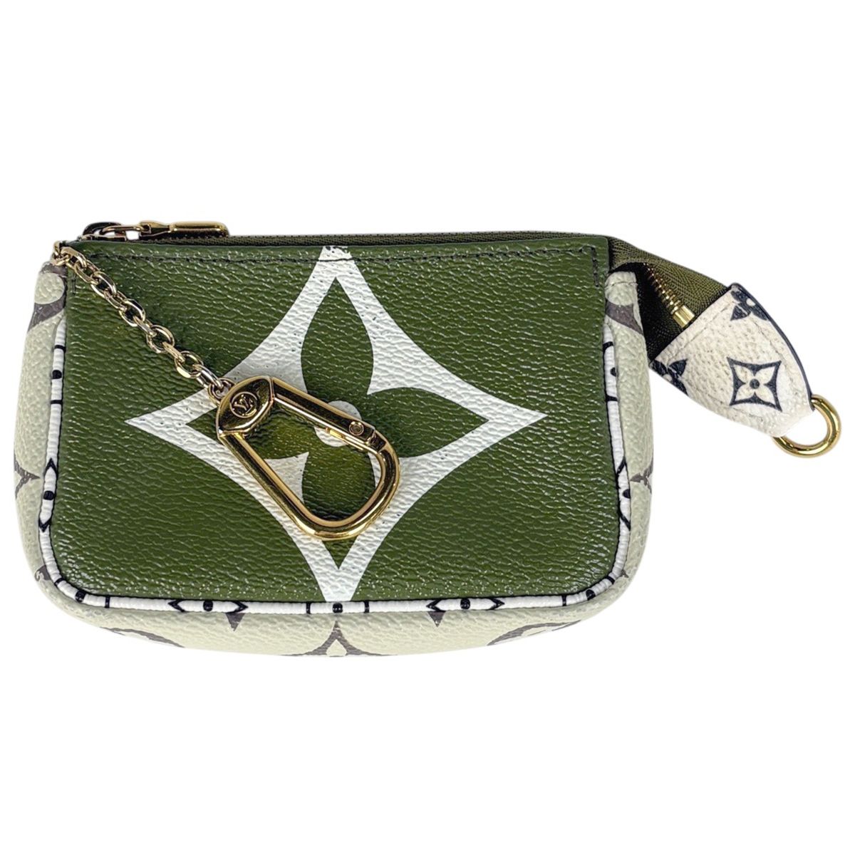 Louis Vuitton Mini Pochette Pouch Monogram Giant Khaki Beige