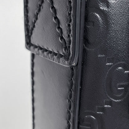 Gucci Guccissima Messenger Bag GG Pattern Shi Marais the Black — view 4