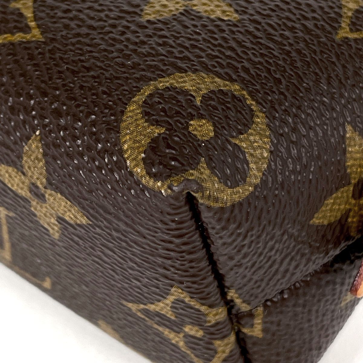 Louis Vuitton Pochette Cosmetic Makeup Pouch Monogram Brown — view 3