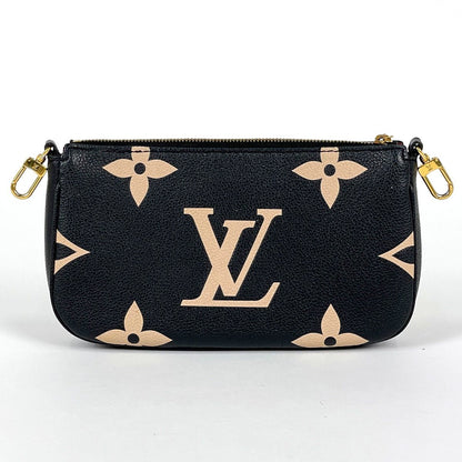 Louis Vuitton Multi Pochette Bicolor 2-Way Pouch Shoulder Bag Monogram Empreinte — view 9