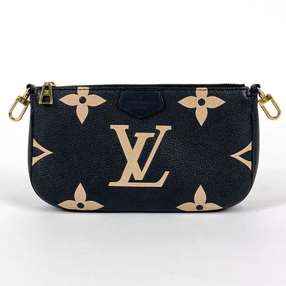 Louis Vuitton Multi Pochette Bicolor 2-Way Pouch Shoulder Bag Monogram Empreinte — view 8